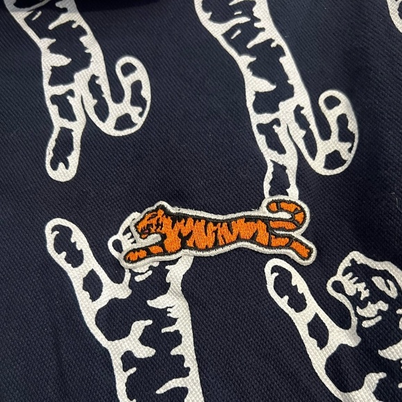 NWT Le Tigre All Over Print Navy Polo - Picture 7 of 10